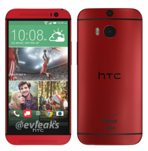HTC One M8 Rot evleaks